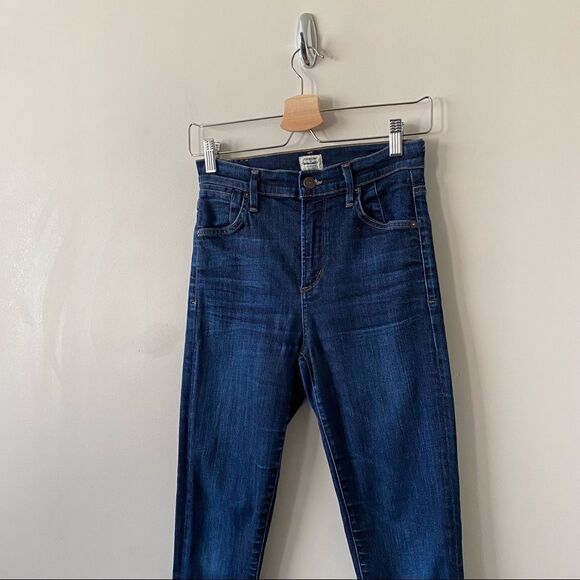 Citizens of Humanity-Carlie High Rise Skinny Dark Wash (Size:25) - Picture 5 of 15
